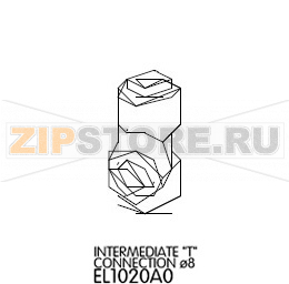 Intermediate &quot;T&quot; connection ø8 Unox XVC 705 Intermediate "T" connection ø8 Unox XVC 705Запчасть на деталировке под номером: 19Название запчасти на английском языке: Intermediate "T" connection ø8 Unox XVC 705