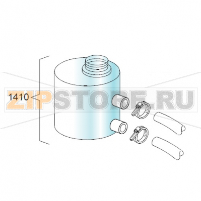 Salt container DIHR DW014 Salt container DIHR DW014Запчасть на деталировке под номером: 1410Название запчасти на английском языке: Salt container DIHR DW014