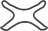 REDUCER TRIVET ENAMELLED 4 POINTS SMALL