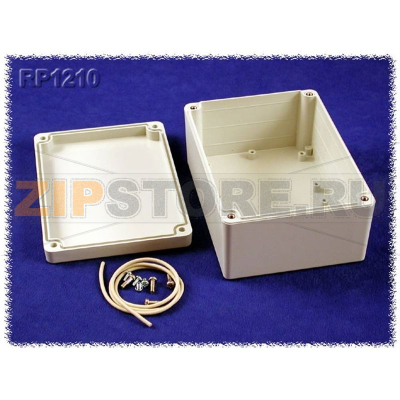 Корпус 145x105x60 мм, материал: поликарбонат, серый, 1 шт Hammond RP1210 