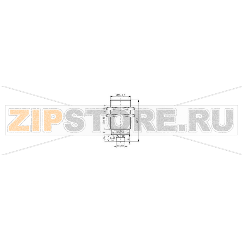 Датчик индуктивный 10-30 В/DC, M30 Contrinex DW-AS-603-M30-002 
