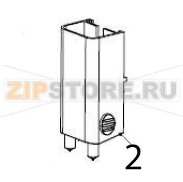Then coffee tank Hurakan HKN-ME709 Then coffee tank Hurakan HKN-ME709Запчасть на деталировке под номером: 2