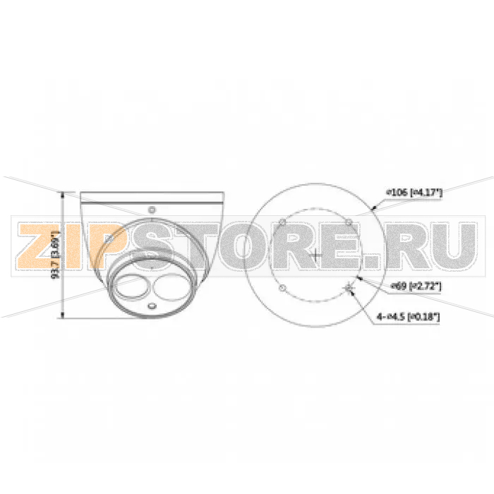 IP-камера Dahua DH-IPC-HDW4231EMP-AS-0600B 