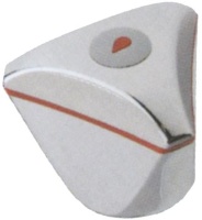 КРАСНАЯ РУЧКА С РЕГУЛИРОВОЧНЫМИ ВИНТАМИ K3 Ø 3/4"