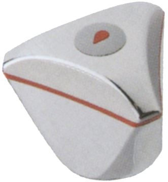КРАСНАЯ РУЧКА С РЕГУЛИРОВОЧНЫМИ ВИНТАМИ K3 Ø 3/4" 