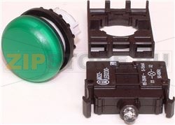 Control lamp complete   green 