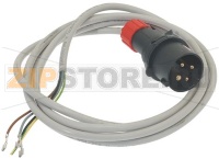 CAVO IGNIFUGO 4x1,5 CON SPINA CEE 3P+T