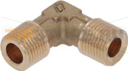 L-FITTING ø 1/8M NPT - 1/8M GAS 