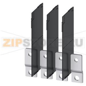 УДЛИНЁННЫЕ ПЛАСТИНЫ ДЛЯ ФРОНТ. ПРИСОЕДИН. 3 ШТ. ПРИНАДЛЕЖНОСТЬ ДЛЯ 3VA2 100/160/250 Siemens 3VA9264-0QB00 