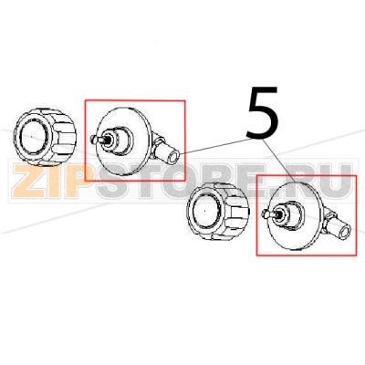 Cock 3/8&quot; Angelo Po 191PI2V Cock 3/8" Angelo Po 191PI2VЗапчасть на деталировке под номером: 5