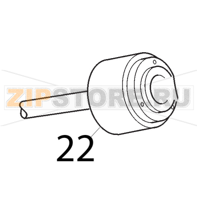 Puleg. piat. mont. micr. MRR. quadr Sirman Mirra 220 Puleg. piat. mont. micr. MRR. quadr Sirman Mirra 220Запчасть на деталировке под номером: 22