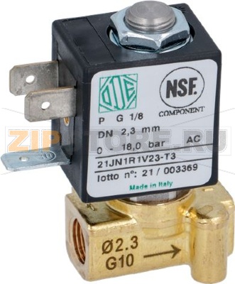 SOLENOID VALVE ODE 2 WAYS ø 1/8 24Vdc 