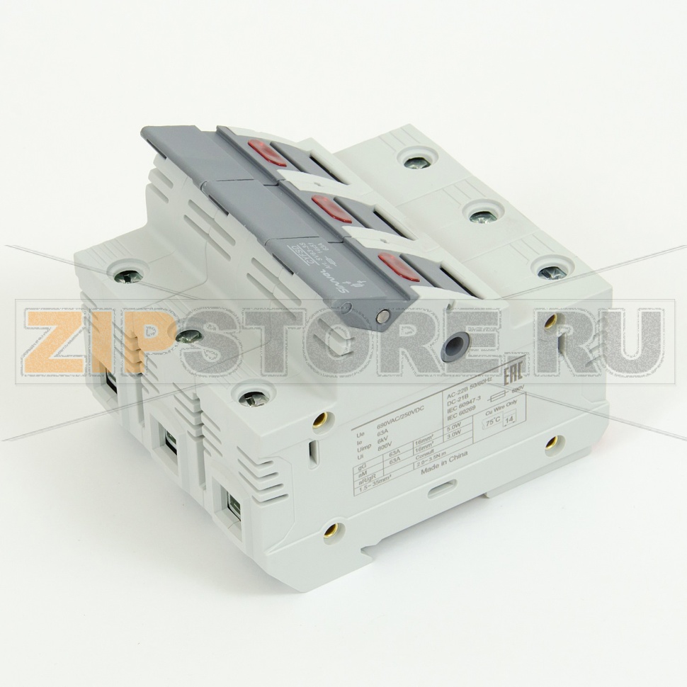 ПВР модульный 63 А, 3Р, 14x51 мм, LED Sinvel SV63-3S 