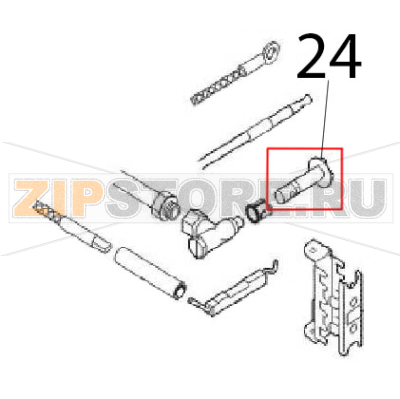 Three-flame burner Angelo Po 0G1CP1G Three-flame burner Angelo Po 0G1CP1GЗапчасть на деталировке под номером: 24