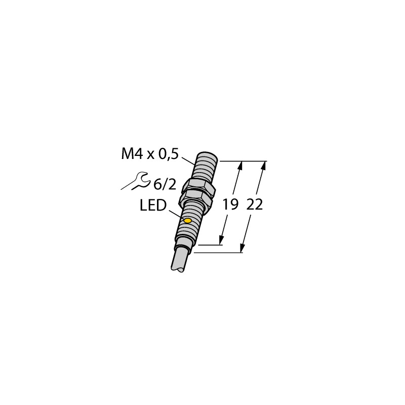 Датчик индуктивный Turck BI1-EG04-AP6X 