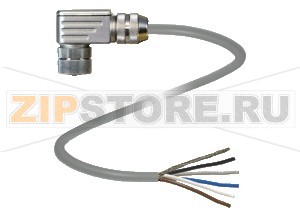 Кабель датчика-исполнительного устройства Female connector V15B-W-15M-LIHCH-TP Pepperl+Fuchs Описание оборудованияSSI bus cable, B-coded M12, 5-pin cable