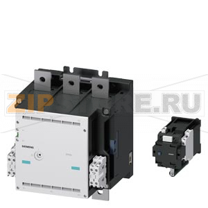 КОНТАКТОР ТИПОРАЗМЕР 14, 3-ПОЛЮСА AC-3, 450КВТ, 400/380V (690V) ДОП. КОНТАКТЫ 33 (3НО+3НЗ) С 3TC44174A РЕВЕРСИВНЫМ ПУСКАТЕЛЕМ И ПОСЛЕД. РЕЗИСТОР ЦЕПЬ ПОСТ. ТОКА НИЗКОГО ПОТРЕБЛЕНИЯ DC 230V Siemens 3TF6933-8DP4 