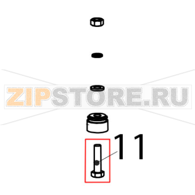 Болт M6x30 ГОСТ 7798-70 Polair DM110Sd-S Болт M6x30 ГОСТ 7798-70 Polair DM110Sd-SЗапчасть на деталировке под номером: 11