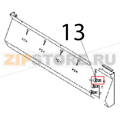 Lampada rossa 230 V Angelo Po 1G1PE2E Lampada rossa 230 V Angelo Po 1G1PE2EЗапчасть на деталировке под номером: 13