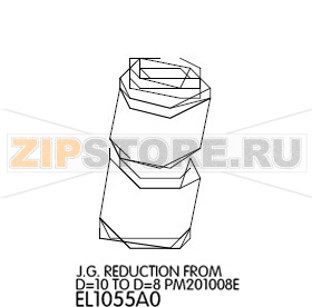 J.G. reduction from D=10 TO D=8 PM201008E Unox XV 303G J.G. reduction from D=10 TO D=8 PM201008E Unox XV 303GЗапчасть на деталировке под номером: 39Название запчасти на английском языке: J.G. reduction from D=10 TO D=8 PM201008E Unox XV 303G