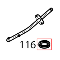 NBR V-Ring gasket D.30 Tecnoinox EFB10DS