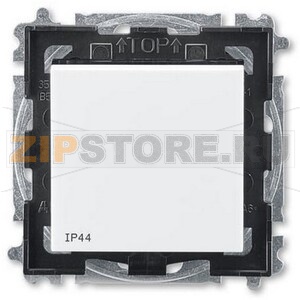 Переключатель одноклавишный, IP44, белый ABB 2CHH596940A4062 