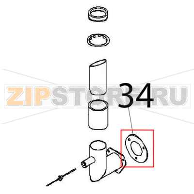 Butterfly valve Angelo Po FX61E1 Butterfly valve Angelo Po FX61E1Запчасть на деталировке под номером: 34