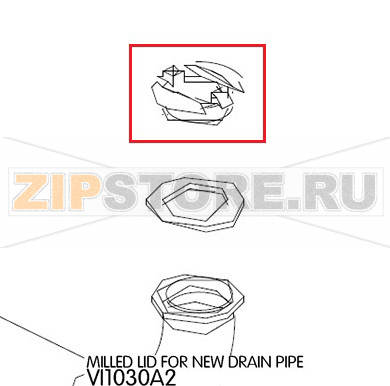 Milled lid for new drain pipe Unox XV 303G Milled lid for new drain pipe Unox XV 303GЗапчасть на деталировке под номером: 79Название запчасти на английском языке: Milled lid for new drain pipe Unox XV 303G