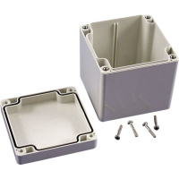 Корпус 90x90x90 мм, материал: поликарбонат, серый, 1 шт Hammond 1554EE2GY
