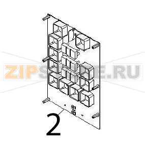 LED/CPU PCB Angelo Po FX61E2 LED/CPU PCB Angelo Po FX61E2Запчасть на деталировке под номером: 2