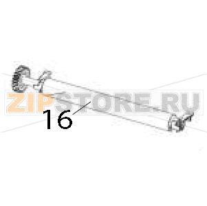 Platen roller 300dpi Zebra ZD621R RFID Thermal Transfer Platen roller 300dpi Zebra ZD621R RFID Thermal TransferЗапчасть на деталировке под номером: 16