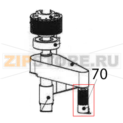 Puleggia motore sollevamento Sigma BMR 60 Puleggia motore sollevamento Sigma BMR 60Запчасть на деталировке под номером: 70