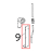Staffa sostegno muffola inox Unox XVC 104