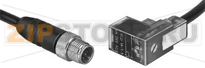 Розетка штекерная с кабелем Festo KMEB-2-24-M12-0,5-LED 