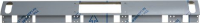 PANNELLO COMANDI INOX 945x112 mm