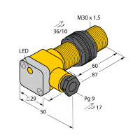 Датчик индуктивный Turck NI15-P30SK-AP6X