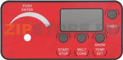 CONTROL PLATE ADHESIVE 140x70 mm 