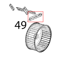 Heating element gasket 141x24, G6 Unox XVC 205E