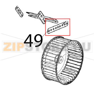 Heating element gasket 141x24, G6 Unox XVC 205E Heating element gasket 141x24, G6 Unox XVC 205EЗапчасть на деталировке под номером: 49