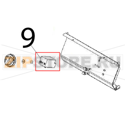 Protect. thermostat ass. y Angelo Po 091FR1E Protect. thermostat ass. y Angelo Po 091FR1EЗапчасть на деталировке под номером: 9