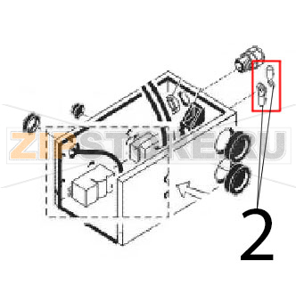 Cable terminal Angelo Po 0A1FR1G Cable terminal Angelo Po 0A1FR1GЗапчасть на деталировке под номером: 2