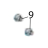 Machine screw, F (n5.1mm), bk, M3*6, with nylok Godex T10