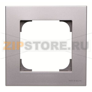 Рамка одноместная, серебристый алюминий ABB 2CLA857100A1301 
