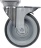 SWIVELLING CASTOR W/PLATE W/BRACKET