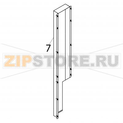 Cubierta posterior cuadro electrico Fagor ECO-200 Cubierta posterior cuadro electrico Fagor ECO-200Запчасть на деталировке под номером: 7Название запчасти Fagor на английском языке: Cubierta posterior cuadro electrico ECO-200.