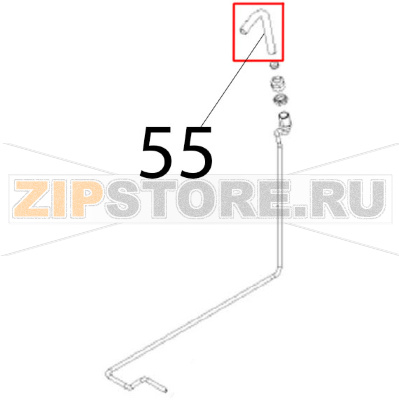 Water spout Angelo Po 1G1BR1G Water spout Angelo Po 1G1BR1GЗапчасть на деталировке под номером: 55