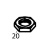 Tuerca exagonal 5/8'' Fagor ECO-200
