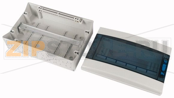 Шкаф навесной IP65, 1 ряд 18 модулей УФ-стойкий поликарбонат, N/PE клеммы Eaton IKA-1/18-ST-UV 