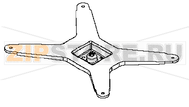 Спайдер верхний для весов Mettler Toledo Tiger 8442 Спайдер верхний для весов Mettler Toledo Tiger P / Tiger Pro / Tiger D. Модификации весов: 3600, 3610, 3610S.На сборочном чертеже  крестовая рама под номером - 4.