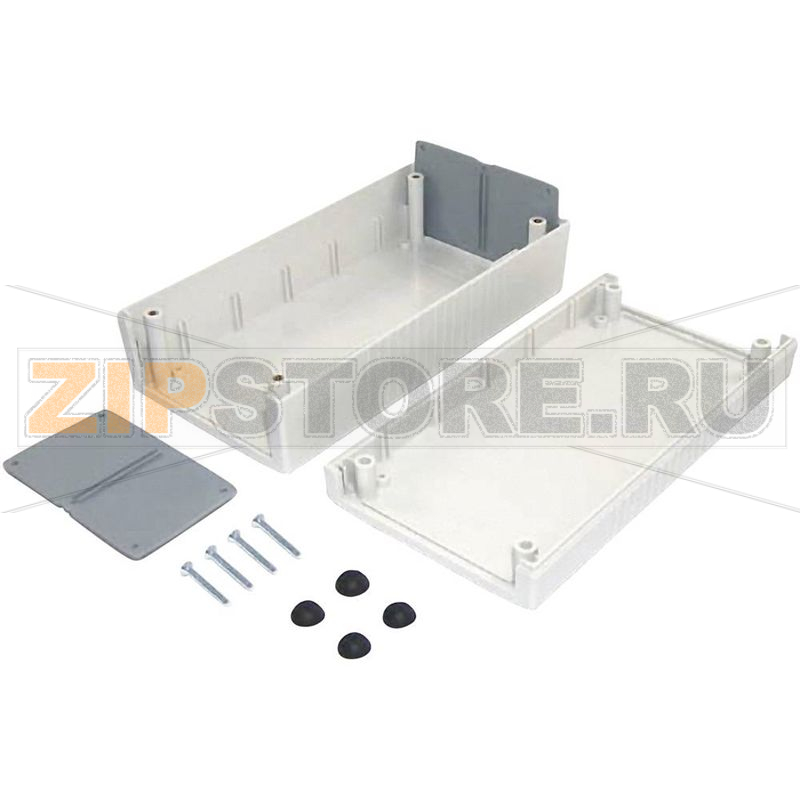 Корпус 120x60x50 мм, пластиковый, светло-серый, 1 шт Axxatronic 3400-12-UL 